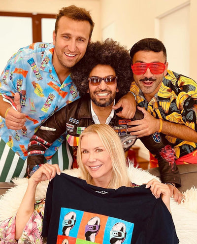 Stopover in Los Angeles | Katherine Kelly Lang, Pio & Amedeo