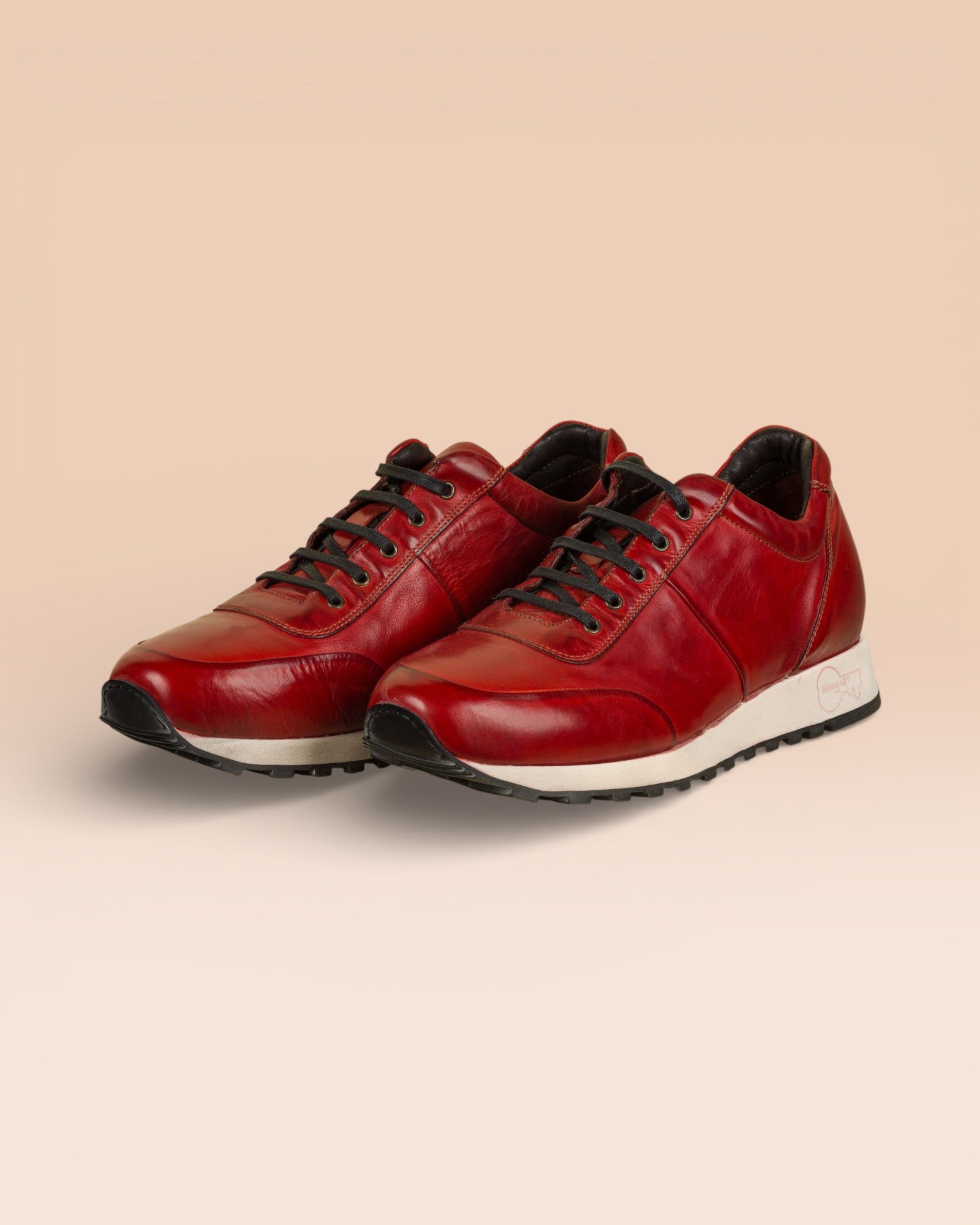 Benheart - Lace-Up Leather Crafted Sneakers - BALDI H900  display picture 2