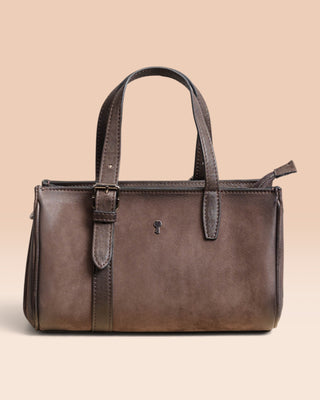 Women's Nubuck Leather Bag - BARBY