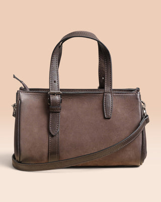 Women's Nubuck Leather Bag - BARBY