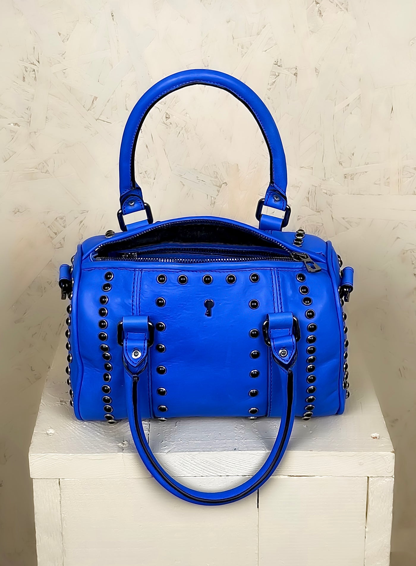 DOM BORCHIATA ROSSO - Bauletto Borchiato