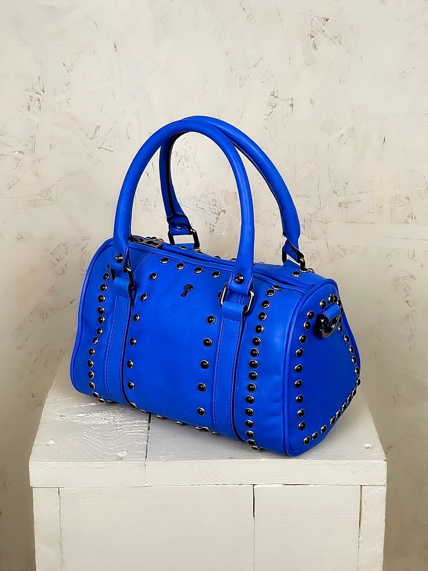 DOM BORCHIATA ROSSO - Bauletto Borchiato