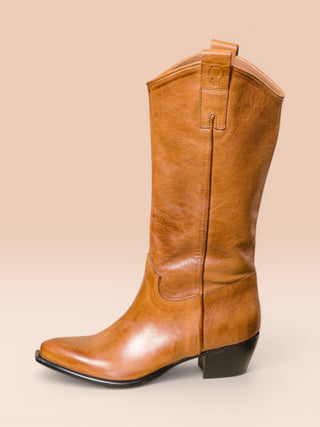 Stivali texani da uomo in pelle - 4418 TEXANO