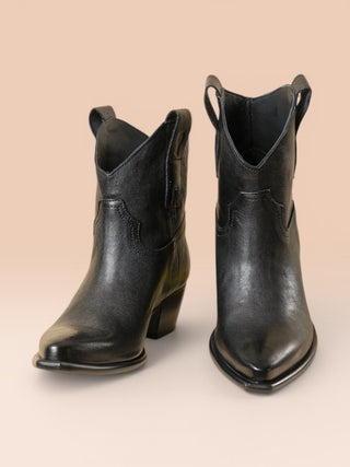 Stivaletti western da donna in pelle - NATALI 5151