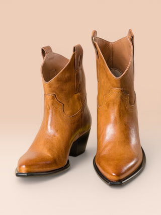Stivaletti western da donna in pelle - NATALI 5151