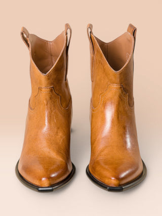 Stivaletti western da donna in pelle - NATALI 5151
