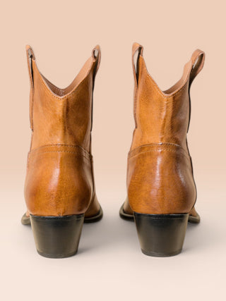 Stivaletti western da donna in pelle - NATALI 5151