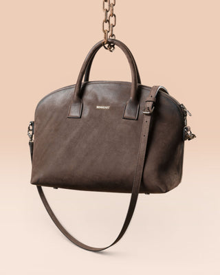 Women's Handbag in Nubuck Leather - LOREN NUBUCK