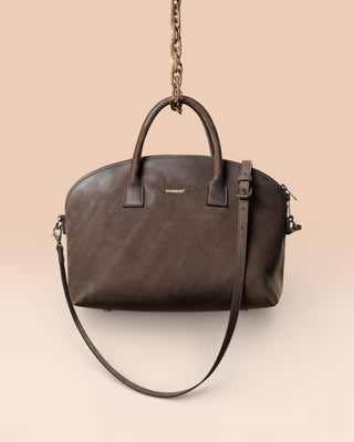 Women's Handbag in Nubuck Leather - LOREN NUBUCK