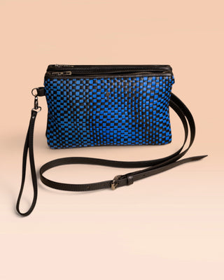 Braided Leather Clutch - DESERT
