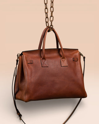 Borsa Ginevra in pelle naturale - GINEVRA Medium Crust