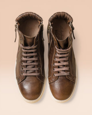 Sneakers alte in pelle con zip - RUGGERI H490