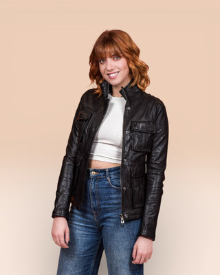 Lambskin Leather Jacket - ILARY