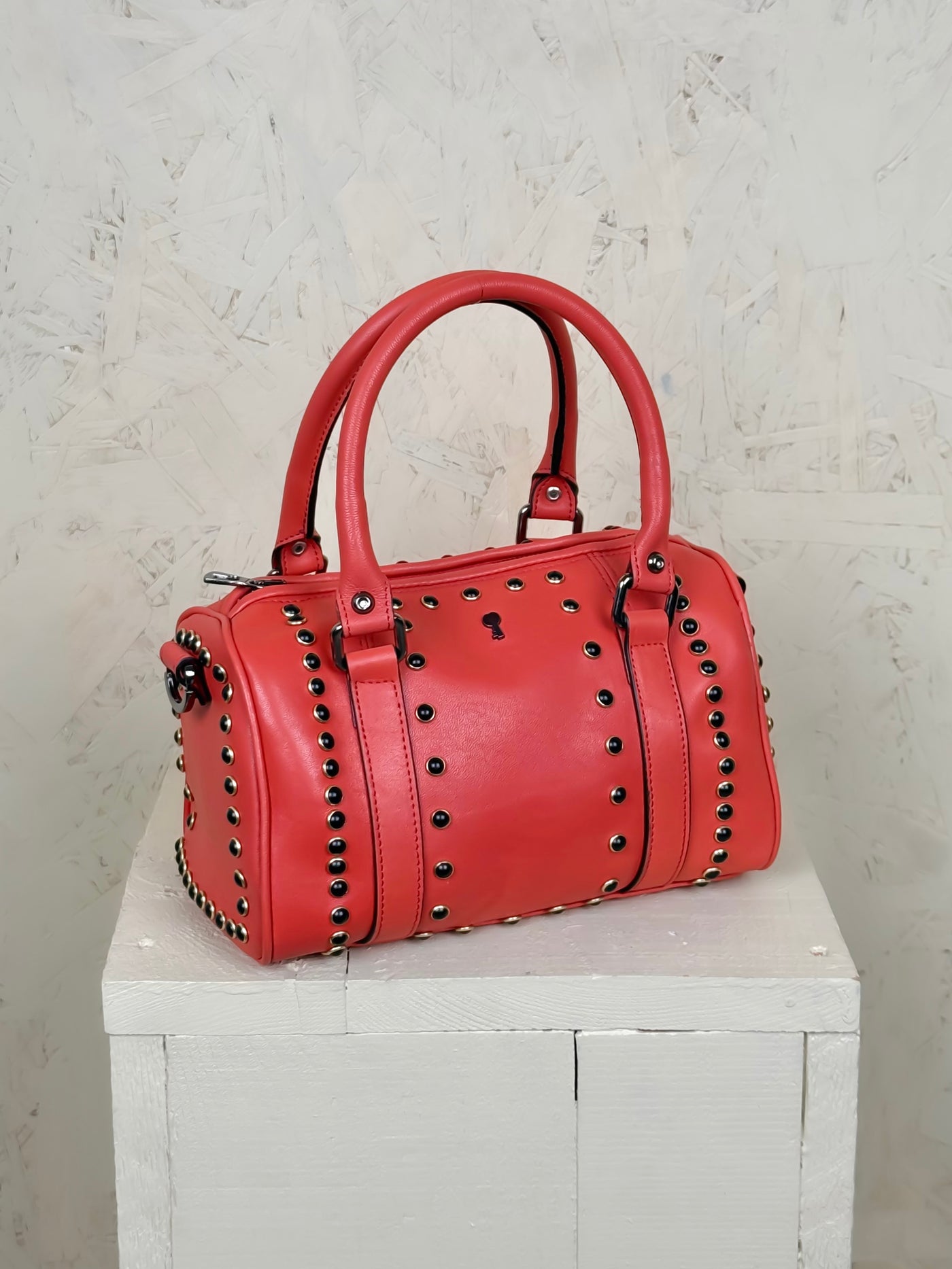 DOM BORCHIATA ROSSO - Bauletto Borchiato