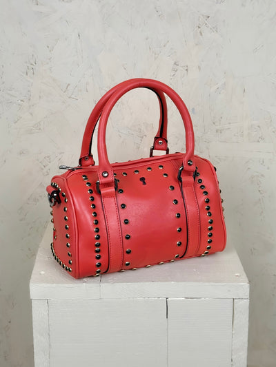 DOM BORCHIATA ROSSO - Bauletto Borchiato