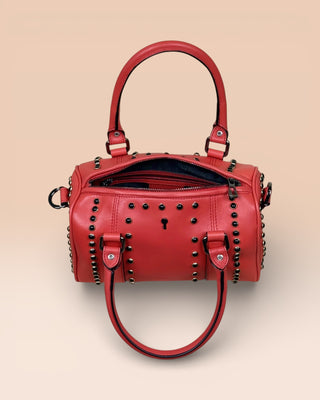Studded Lambskin Bowling Bag - DOM BORCHIATA
