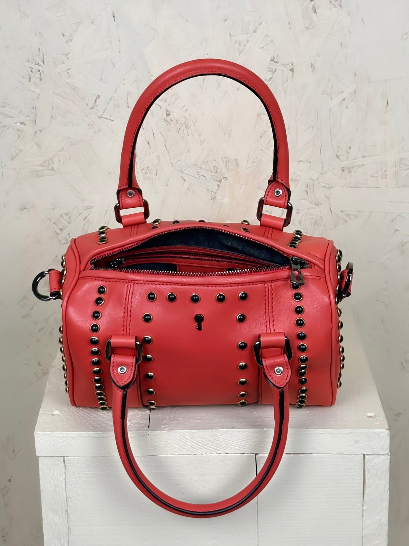 DOM BORCHIATA ROSSO - Bauletto Borchiato