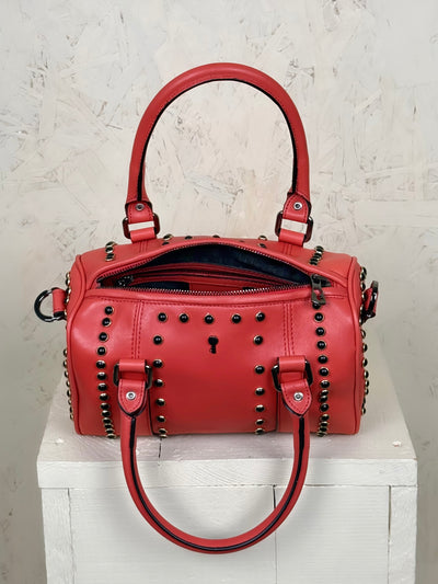 DOM BORCHIATA ROSSO - Bauletto Borchiato