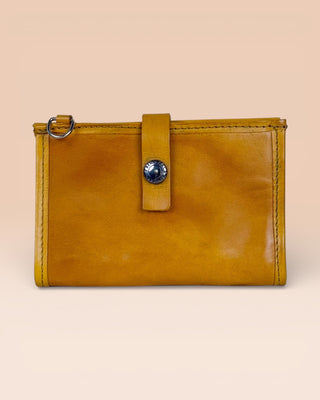 Lambskin Card Holder Black/Plum - SEUL