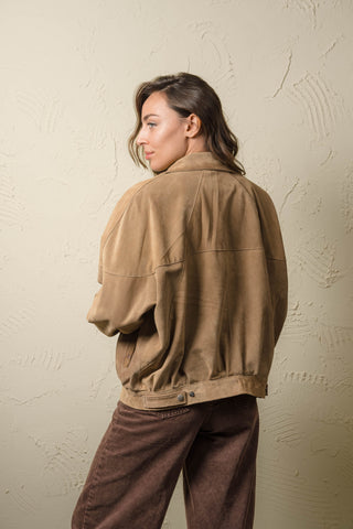 Women’s Oversized Suede Jacket - JASMINE SUEDE