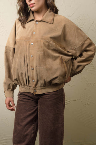 Women’s Oversized Suede Jacket - JASMINE SUEDE