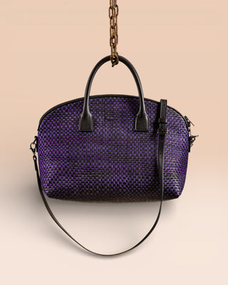 LOREN INTRECCIATA Woven Leather Bag - benheart.it