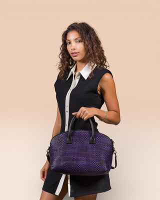 LOREN INTRECCIATA Woven Leather Bag - benheart.it