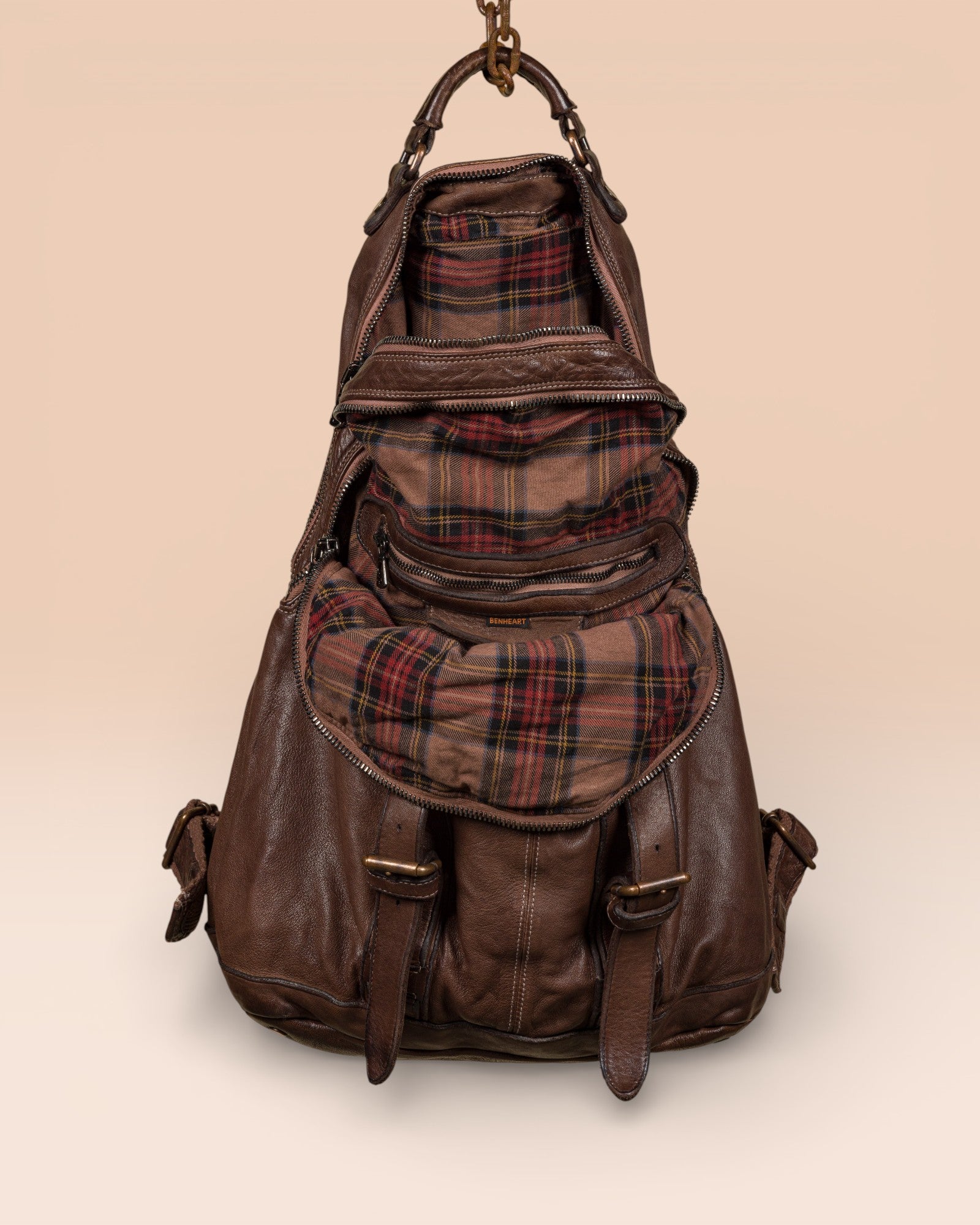 breton leather backpack Benheart - Leather Backpack