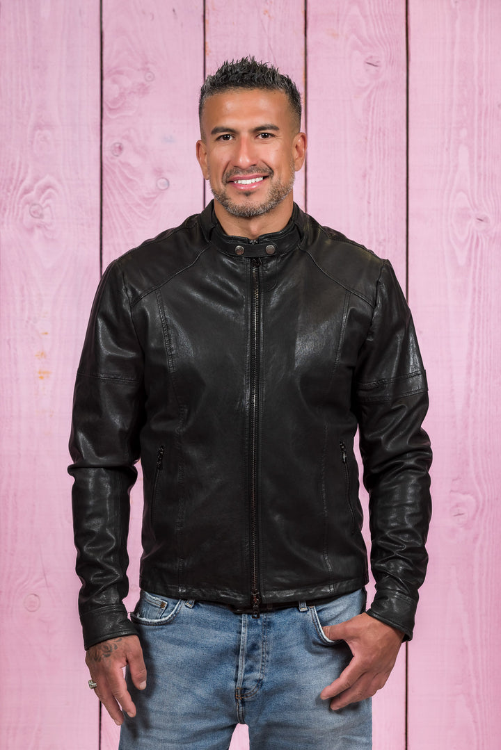Madison: genuine leather jacket 100% made in Italy by