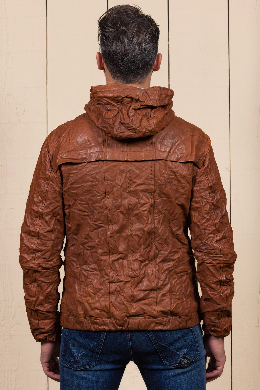 Benheart: Michelangelo leather jacket for men, handmade in Italy