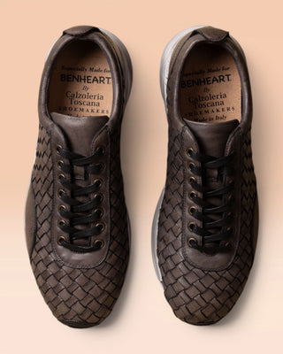 Handmade Leather Sneakers - MARZI