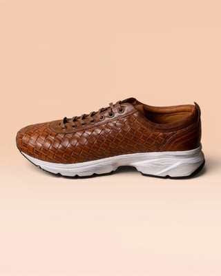 Handmade Leather Sneakers - MARZI