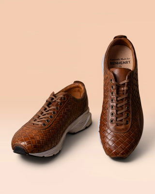 Handmade Leather Sneakers - MARZI
