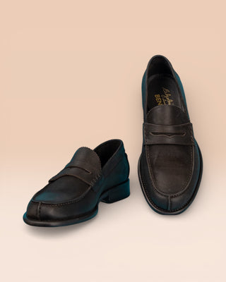 Suede Penny Loafers - Q501 MARTINI