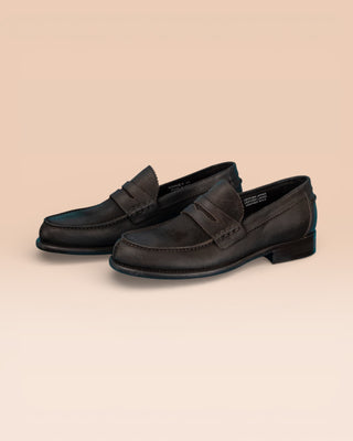 Suede Penny Loafers - Q501 MARTINI