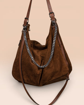 VENICE CAMOSCIO Suede Leather Bag - benheart.it