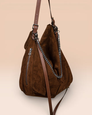 VENICE CAMOSCIO Suede Leather Bag - benheart.it