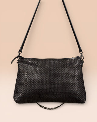 Borsa in pelle intrecciata - VIOLET Woven