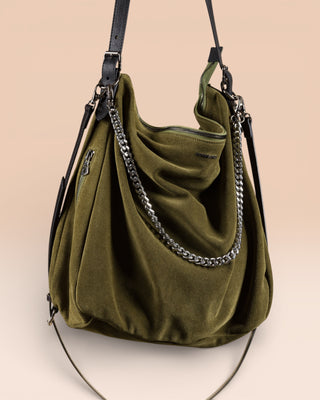 VENICE CAMOSCIO Suede Leather Bag - benheart.it
