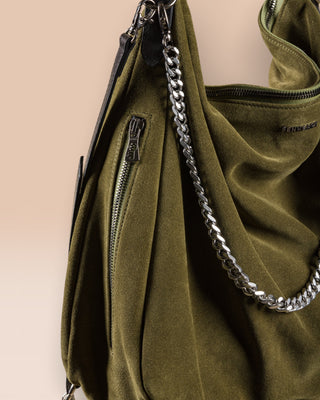 VENICE CAMOSCIO Suede Leather Bag - benheart.it