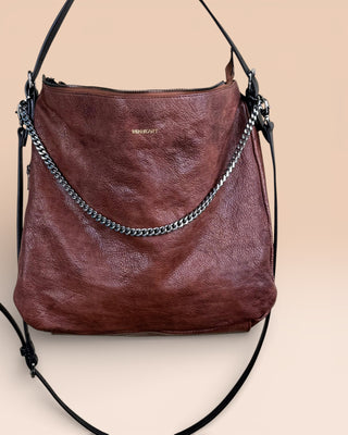 Borsa da donna in agnello stampato - VENICE CRUST