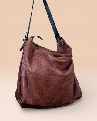 Borsa da donna in agnello stampato - VENICE CRUST