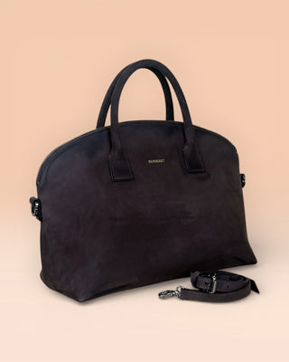 Borsa a mano da donna in pelle nabuk - LOREN NUBUCK