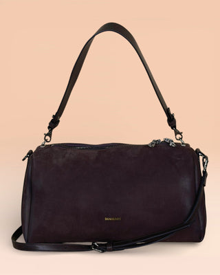 Nubuck Leather Crossbody Bag - DIOUF