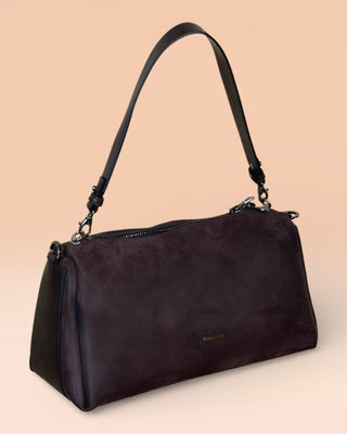 Nubuck Leather Crossbody Bag - DIOUF