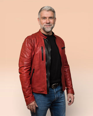 Lambskin Leather Jacket - NELSON LIMITED