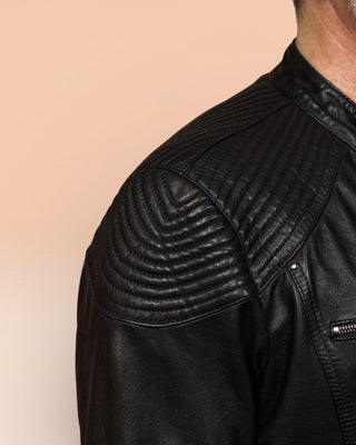 Men's Lambskin Leather Jacket - HICH