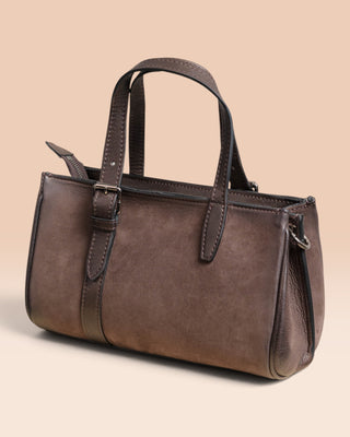 Women's Nubuck Leather Bag - BARBY