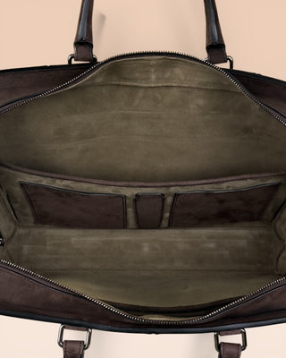 Borsa da lavoro per laptop in pelle nabuk - GALLA NUBUCK