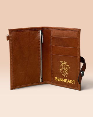 Handcrafted Lambskin Leather Wallet - DALLAS